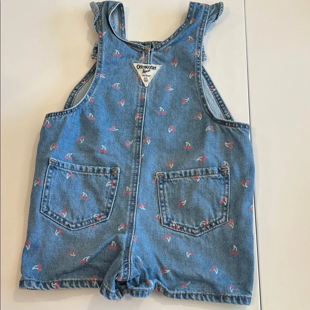 OshKosh B'gosh - Patterned Denim Overalls/shortalls, 24m‎